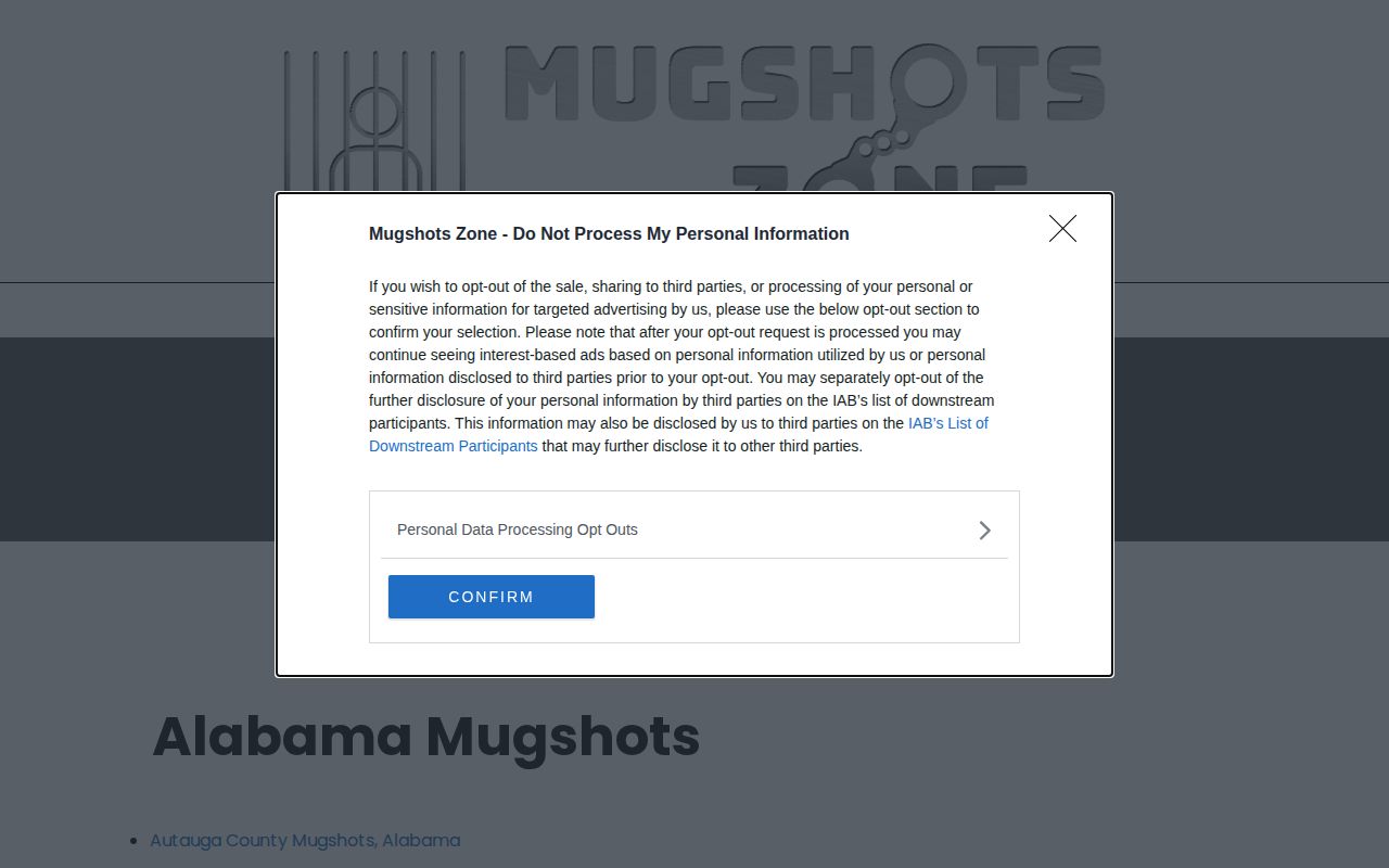 Audubon County mugshot records landscape on Mugshots.zone